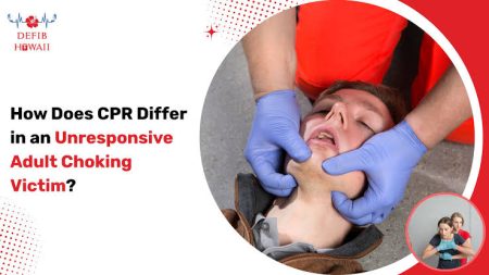 How Does CPR Differ in an Unresponsive Adult Choking Victim?