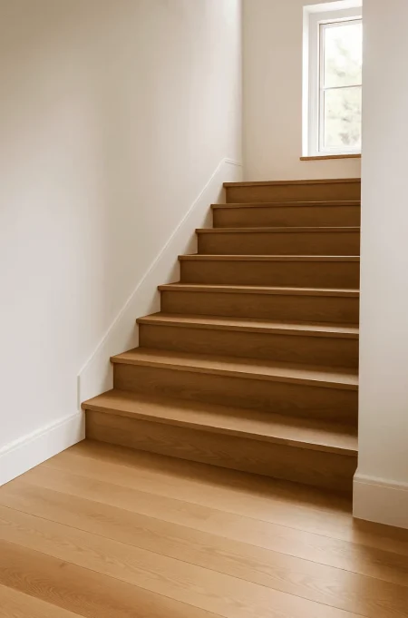 How to Coordinate White Oak Stair Treads with Hardwood Flooring