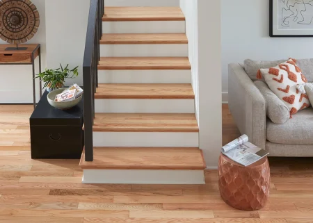 How to Coordinate Red Oak Stair Treads With Existing Hardwood Floors